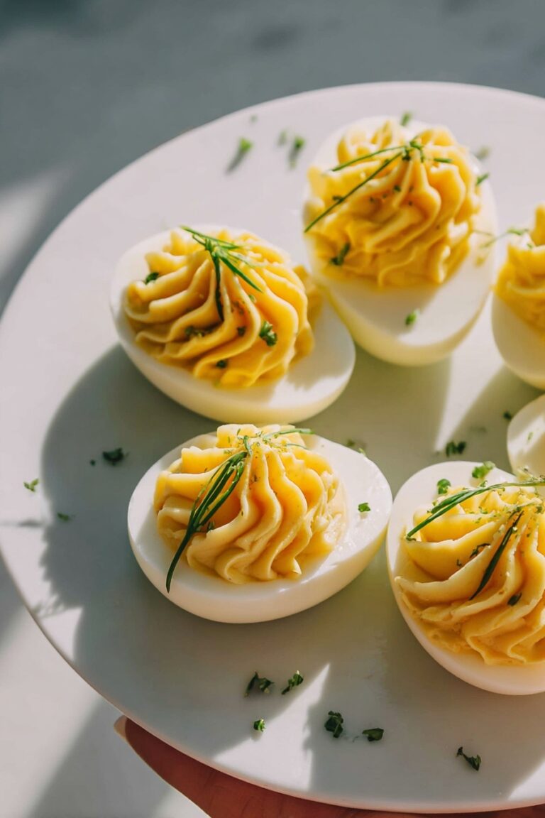 Creamy Classic Deviled Eggs Recipe