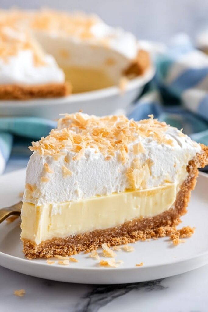 Creamy Coconut Pie with Toasted Coconut Recipe