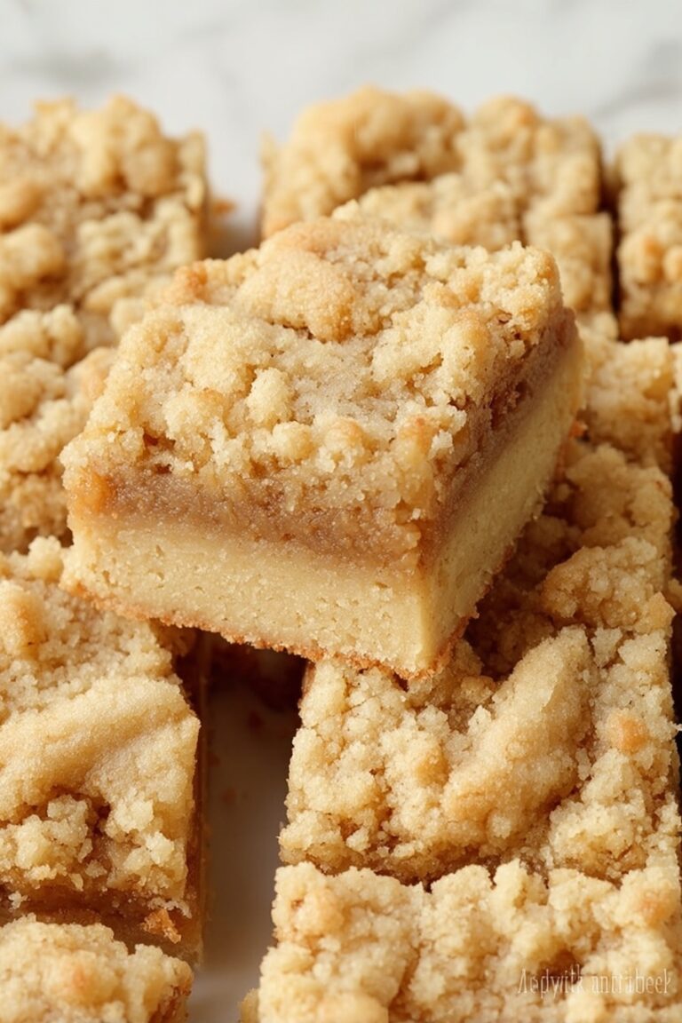 Apple Pie Bars with Crumb Topping Recipe