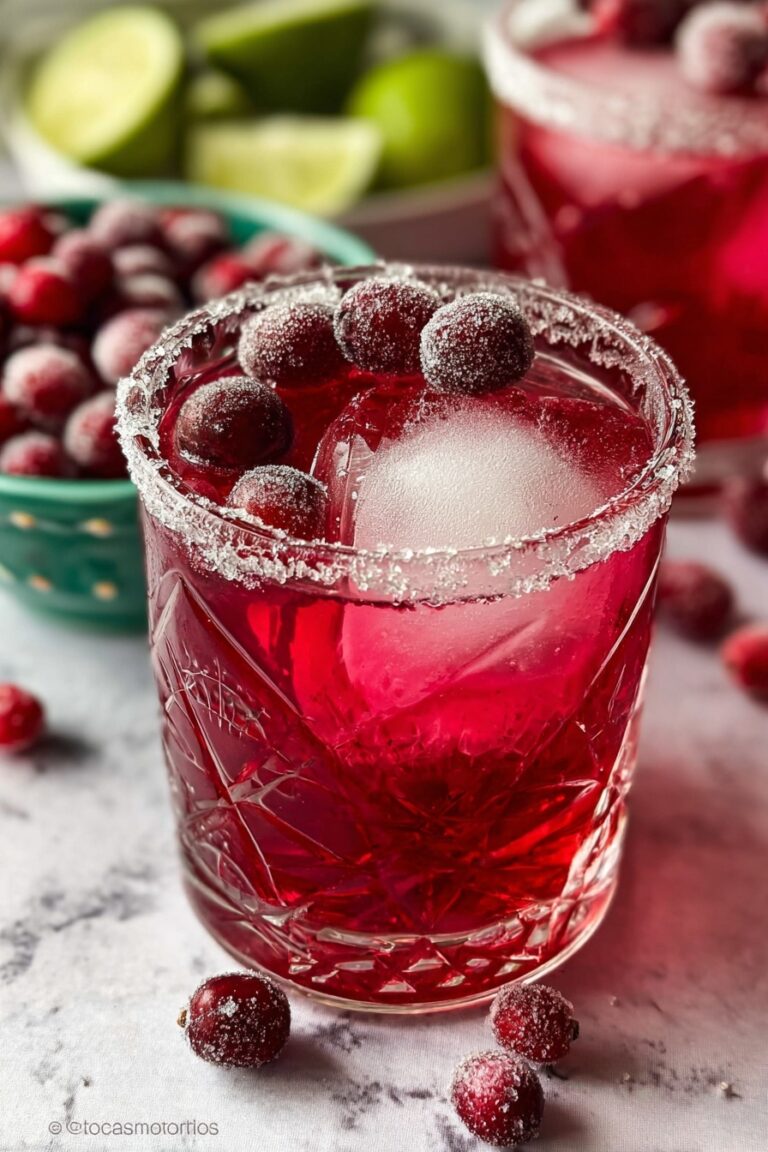 Christmas Cranberry Margarita Recipe
