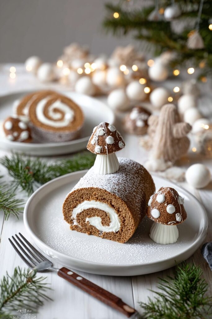 Gingerbread Cake Roll with Cream Cheese Filling Recipe
