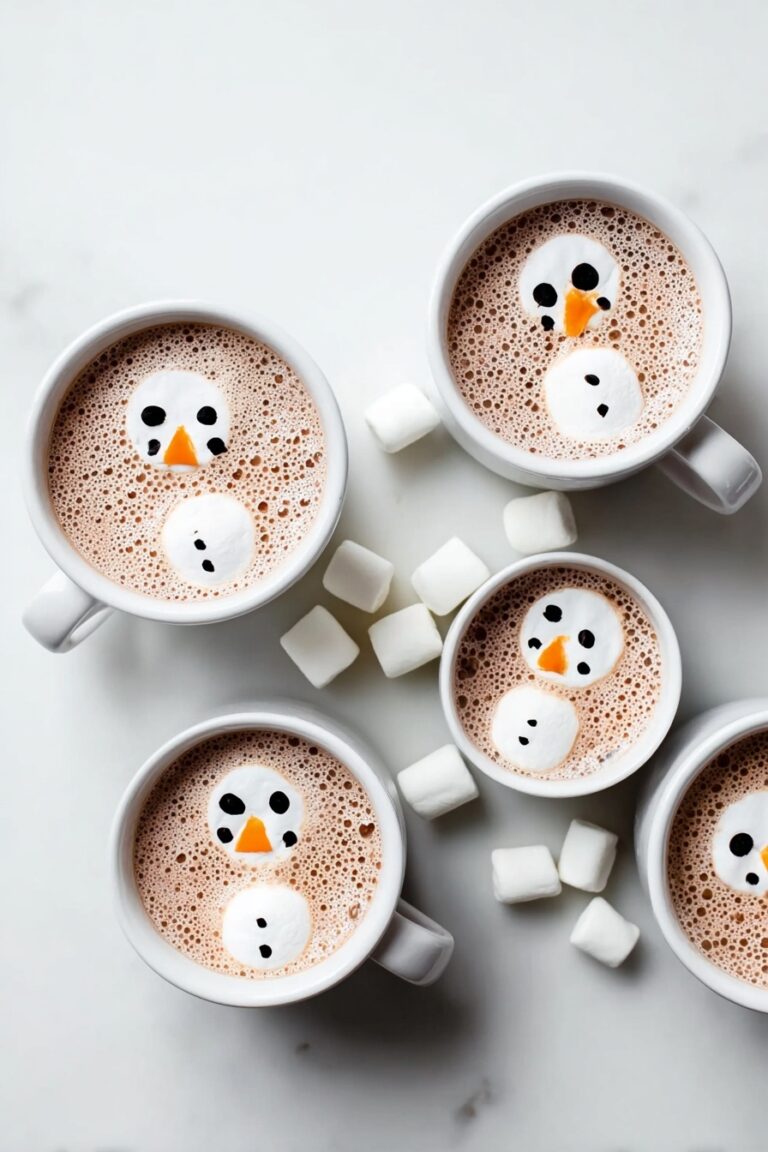 Mint Marshmallow Snowmen Recipe