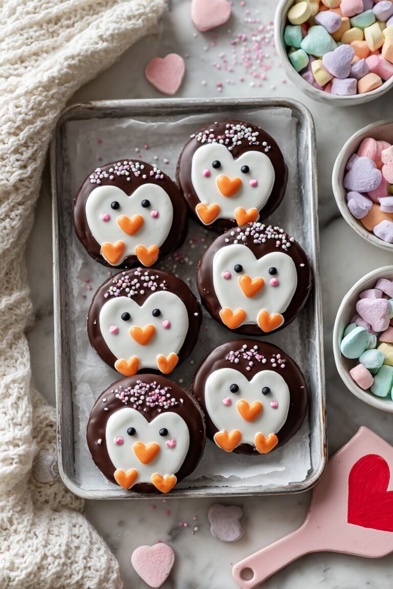 Penguin Cookie Recipe with Buttercream Frosting Recipe