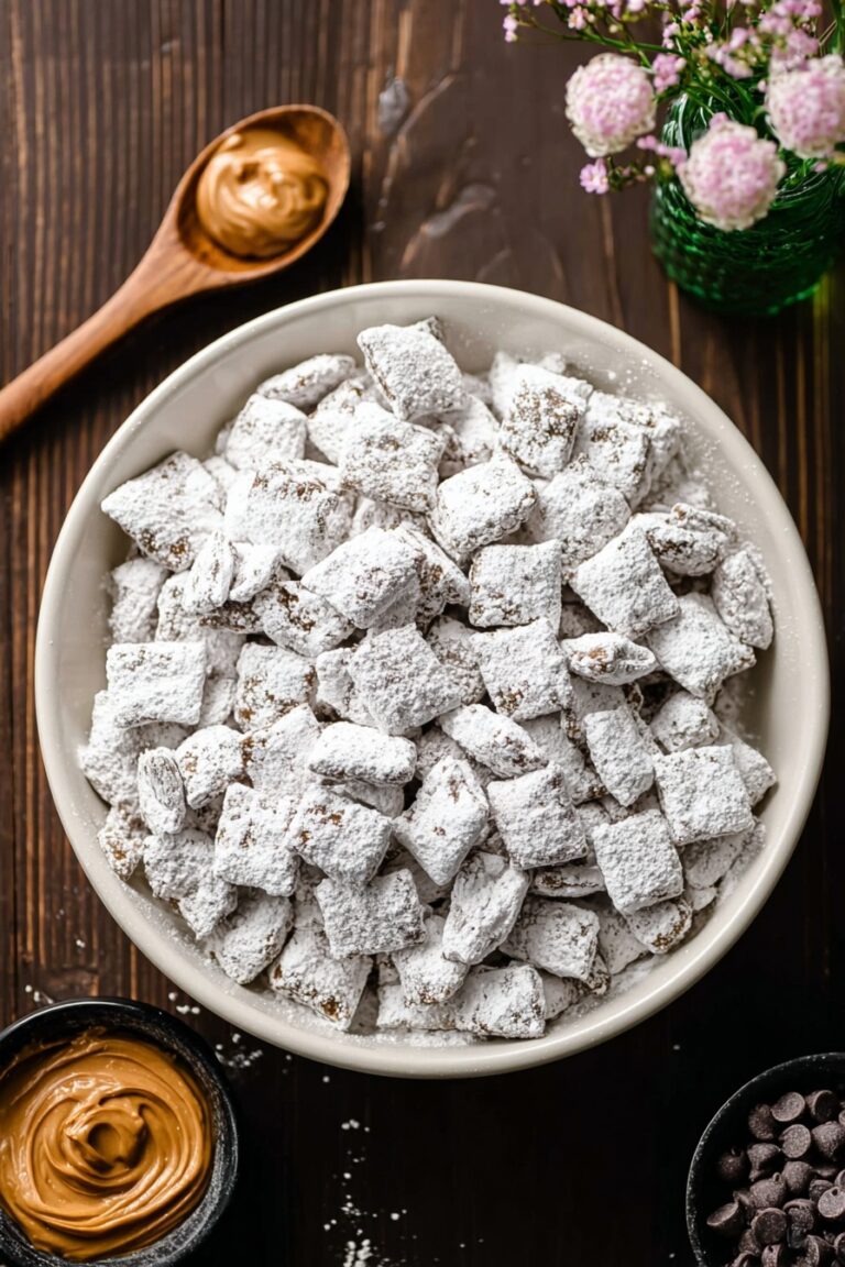 Easy Chocolate Peanut Butter Puppy Chow Recipe
