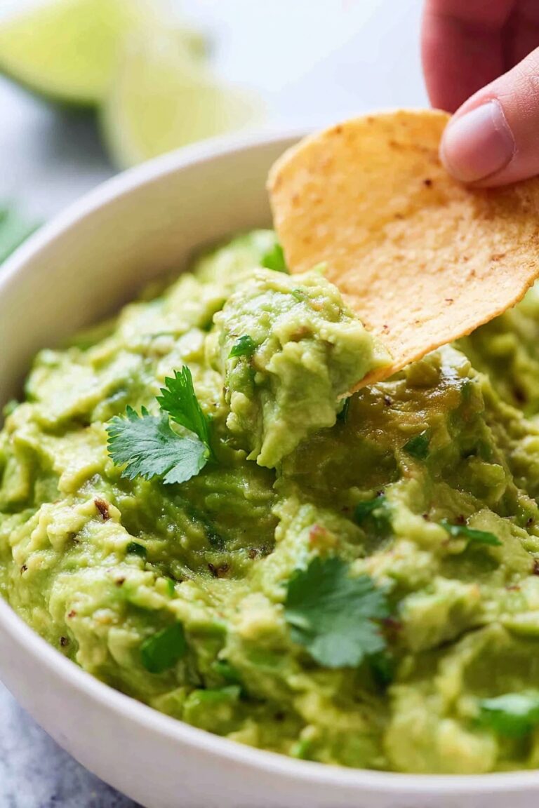 Quick and Easy Classic Guacamole Recipe