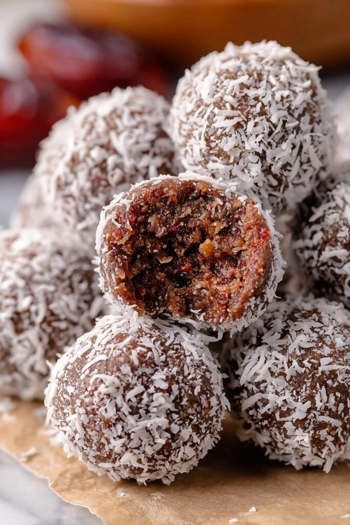 Healthy Date Energy Balls Recipe