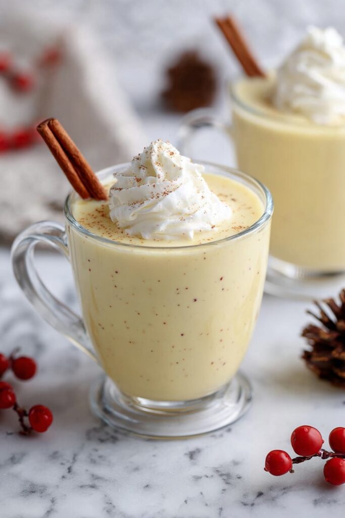 Creamy Homemade Eggnog Recipe